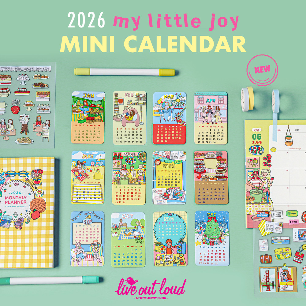 2026 My Little Joy Mini Calendar