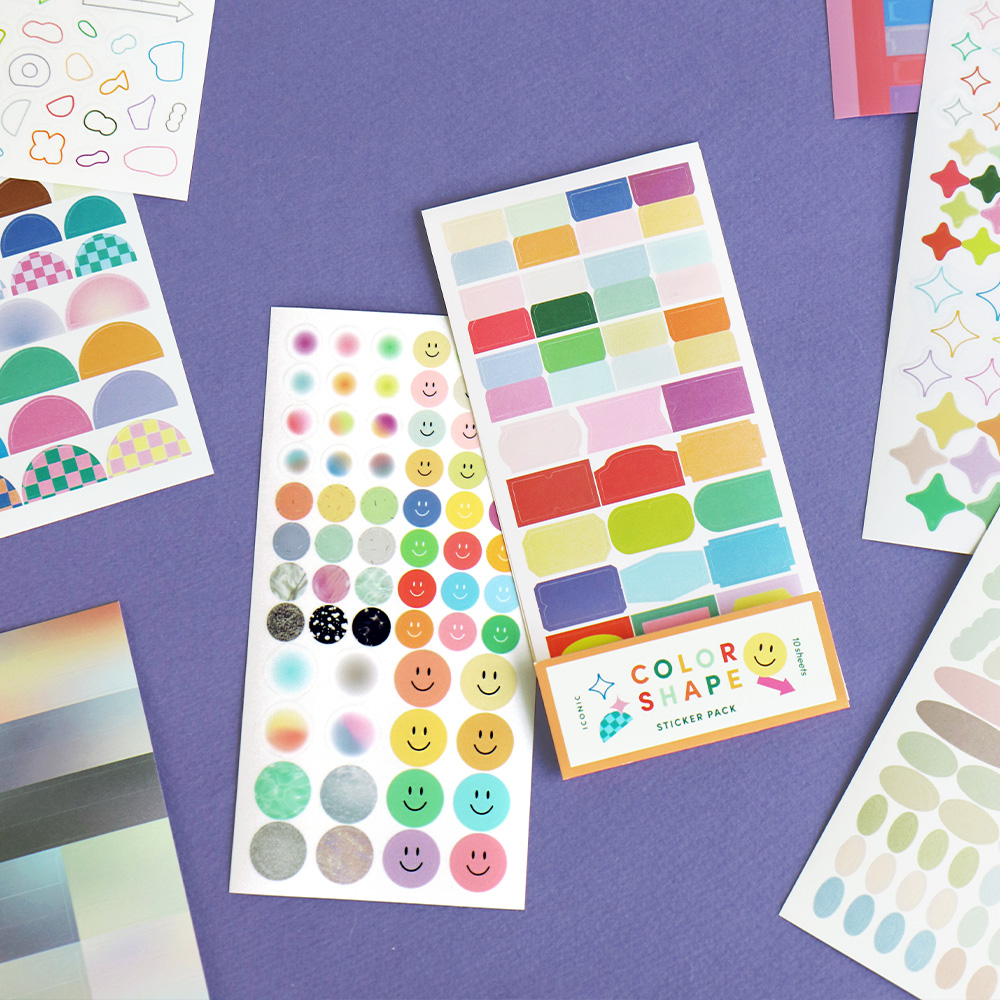 Color Shape Sticker Pack สติกเกอร์